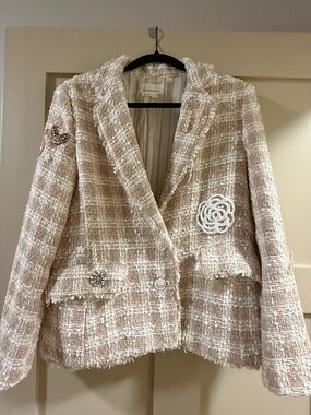 Anthropologie Embellished Blazer
